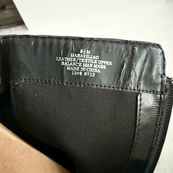 Nine West Black Leather Knee High Heel Boots Size 8.5 - Picture 12 of 12